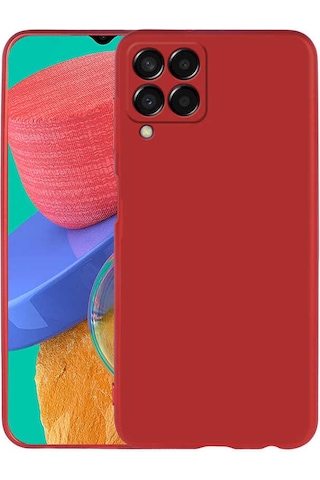 Zore Galaxy Uyumlu M33 Kılıf Premier Silikon Kapak - Gold Gold