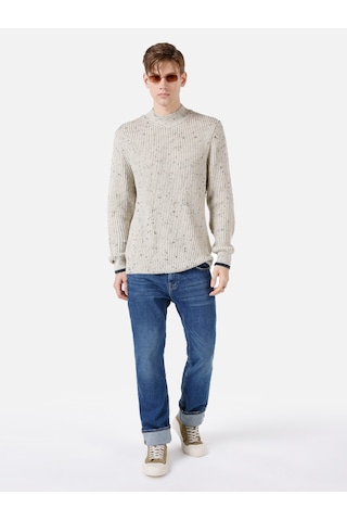 Colin's Colins Regular Fit Balıkçı Yaka Taş Erkek Kazak Cl1064844 Taş