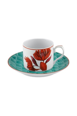 Turuncu Porselen Çay Fincanı 200 Ml
