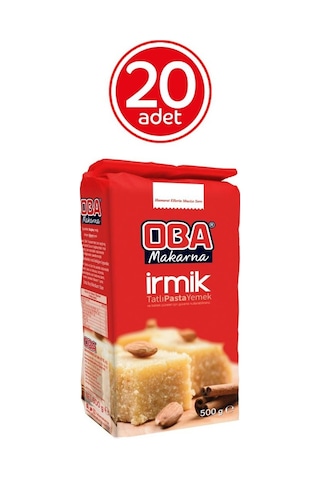 Oba Makarna İrmik 20 x 500 G