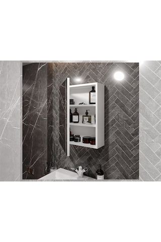 Banyo Tuvalet Aynalı Dolap Çok Renkli
