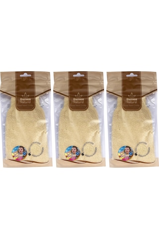 Derma Naturel Bebek Banyo Eldiveni Hassas Ciltlere Özel 3lü Set