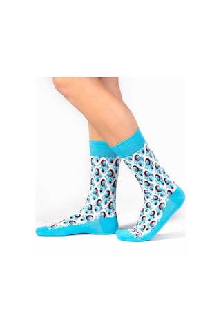 Ozzy Socks Bubble Desenli Çorap Turkuaz