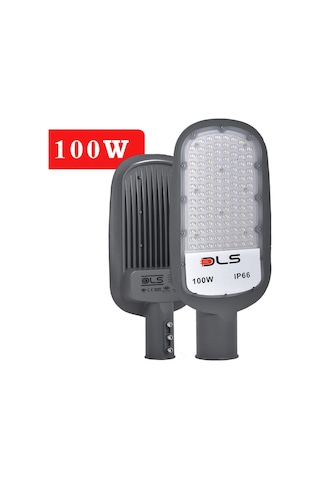 100W Led Yol Sokak Armatür DLS Park Bahçe Çevre Site Bina Dış Mekan Lamba Aydınlatma Ledli Sokak Armatürü ST-GL100 Beyaz