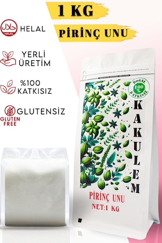 Kakulem Glutensiz Katkısız Bebek Pirinç Unu 1 KG