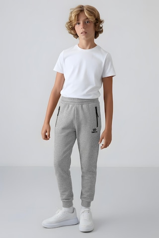 Tommylife Standart Fit Basic 2li Paket Siyah-gri Melanj Erkek Çocuk Eşofman Alt - 64042 Siyah - Gri