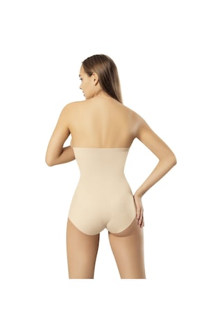 Modinn Kadın Yüksek Bel Vücut Şekillendirici Etkili Premium Lazer Slip Korse Ten
