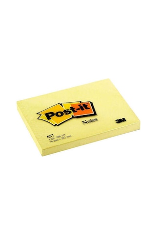 Post-it Yapışkanlı Not Kağıdı 76x102mm 100 Yaprak Sarı