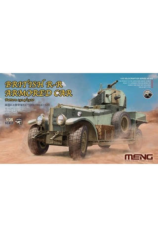 Meng Vs-010 1/35 Ölçek, İngiliz Rr Zırhlı Araç 1914-1920 , Plastik Model Kiti-50603