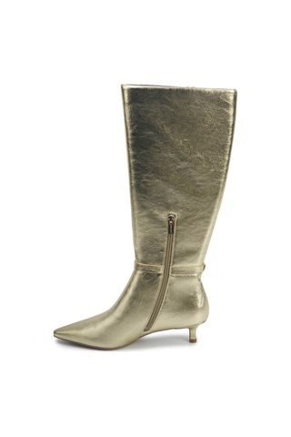 Nine West Shonda 5pr Altın Kadın Topuklu Çizme 000000000102012419 Altın