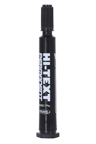 Hi-Text 830PB Yuvarlak Uçlu Siyah Koli Kalemi 12 Adet