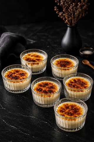 Porsima 13992 Vanes Asya 6'lı 200 Ml Çizgili Cam Çerezlik, Reçellik & Kahvaltılık Kase Yok