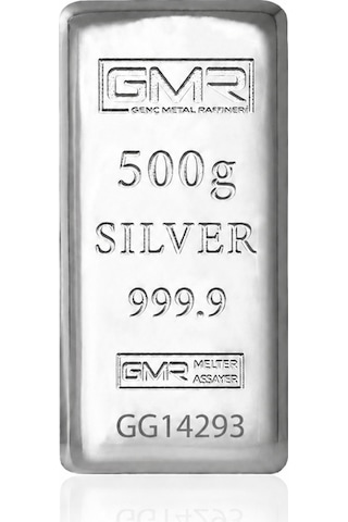 Agakulche 500 Gram 999.9 Ayar Gmr Külçe Gümüş