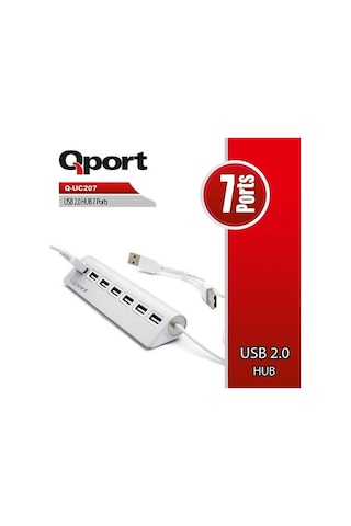 Qport Q-uc207 7 Port Usb Hub Usb Çoklayıcı 2.0 Usb Hub