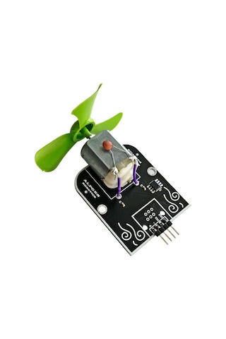 Arduino Projeleri Dc Motor Fan Modülü Motor Sürücü Entegreli