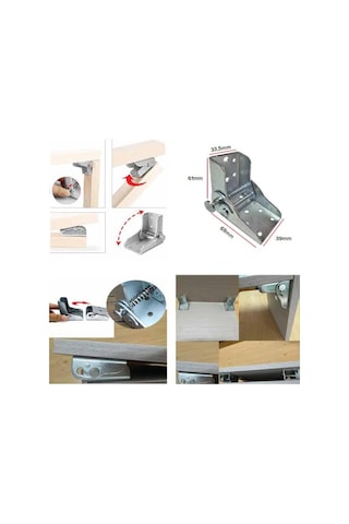 Katlanır Masa Ayağı Aparatı - 4 Adet