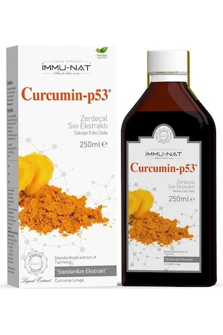 İmmunat Curcumin P53 Zerdeçal Sıvı Ekstraktı 250 Ml
