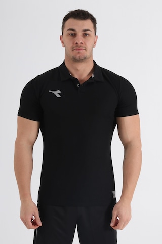 Diadora Alto Kamp Polo T-Shirt Siyah