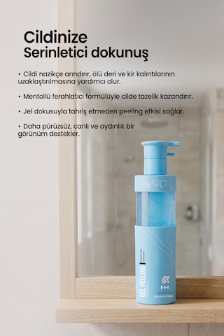 Mint Jel Peeling Nazik Arındırıcı, Serinletici, Ölü Deri Temizleyici