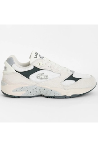Lacoste Storm 96 Lo Vintage Hakiki Deri Erkek Beyaz Sneaker Beyaz