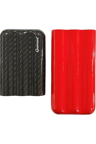 Guevara Carbonfiber Puro Kılıfı Kırmızı/siyah 3lü 60ring