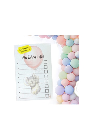 Magnet Alışveriş Listesi (50 Adet) Koala Desenli