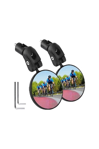 Yifomall Sones Bisiklet Geniş Görüş Geribakış Aynası - 360 Derece Döner, Hd Anti-glare, Tüm Kollara Uyumlu, Yüksek Güvenlik