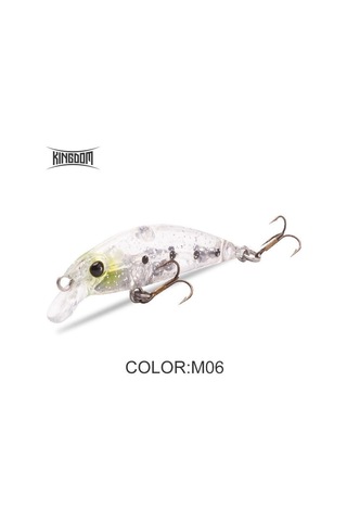 Krallık Balıkçılık Cazibesi Crankbait Isca Yapay Jerakbait Yavaş Batan 45mm 3.6g Wobblers Minnow Pike Alabalık Cazibesi Modeli 0502