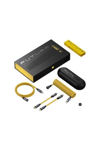 Aohi The Future Creative Power 8-in-1 240W Type-C to Type-C PD 3.1 Süper Hızlı Şarj/Data Kablo Seti