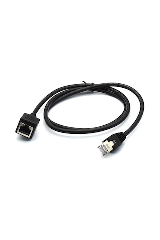 5077 Rj45 Dişi Erkek Uzatma 0.5M Panel Tipi Cat6 Montaj Kablosu