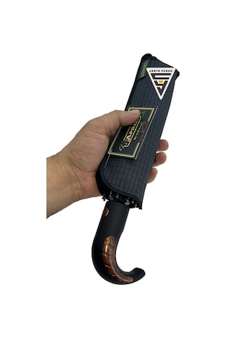 April A-226g A8 Baston Sap 10 Telli Tam Otomatik Şemsiye Siyah