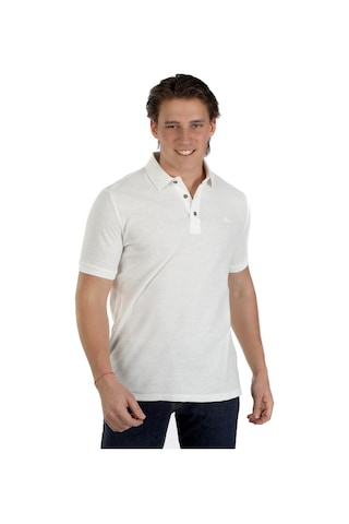 Lee Cooper Tylen Erkek Polo Yaka T-Shırt Ekru-17659-Ekru