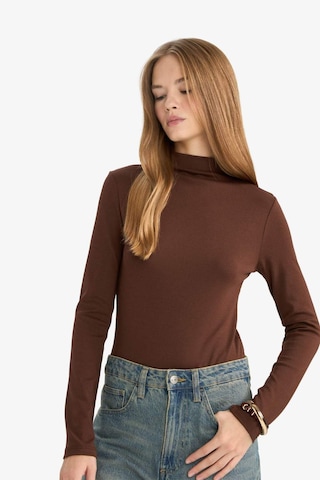 Defacto Yarım Balıkçı Yaka Modal Çıtçıtlı Body G1733ax25wnbn341 Kahve