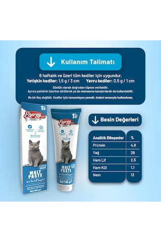 Yetişkin Kedi Malt Paste 100 G - 48 Adet