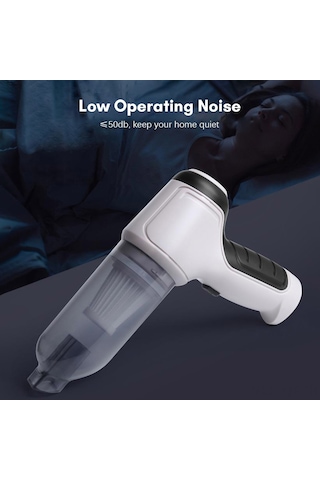 Youmex Yeşil Usb Şarjlı Ev/araç El Fırçası Süpürgesi - 3'ü 1 Arada Hava Pompa Ve Blower Fonksiyonu, 9000pa Emme Gücü, İçinli Lityum Pil