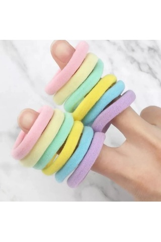 Okavango Kadın 50'li Havlu Lastik Toka Seti Çok Renkli