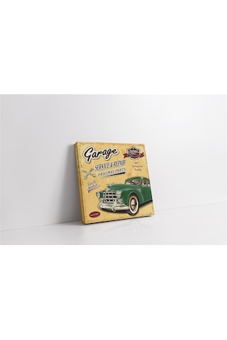 Vintage Retro Görsel Kanvas Tablo-154959