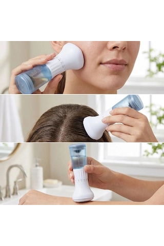 140 İğneli Serum Hazneli Dermaroller 0-3 Mm Ayarlı Dermaroller Mikro İğneli Saç, Cilt Ve Vücut Bak