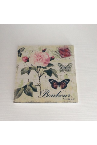 Kare 6'lı Bardak Altlığı Çok Renkli