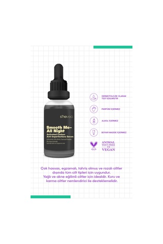 She Vec Smooth Me Akne Karşıtı Pürüzsüzleştirici Serum 30 ML
