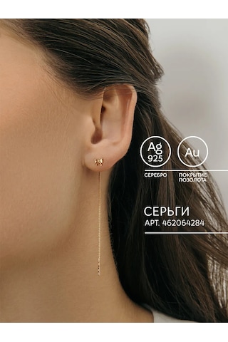 Aquamarıne Küpe Delik Kaplamalı Gümüş Fiyonk Altın Kaplama 462064284 Altın