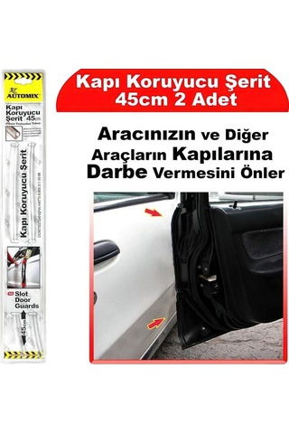 Oto Kapı Koruyucu Şerit Şeffaf 1 Tk 2 Ad