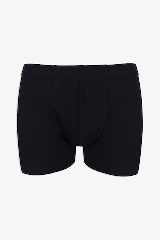 Erkek 2'li Pamuklu Likralı Lastikli Boxer 9177 Siyah
