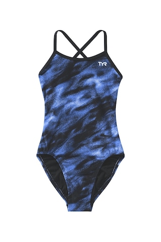 Tyr Durafast Elite Kadın - Kız Trinityfit Yüzücü Mayo - Soren Mavi