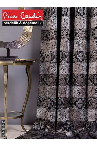 Pierre Cardin Venezia 36 Pano Fon Perde / 6 Farklı Renk Seçeneği Çok Renkli