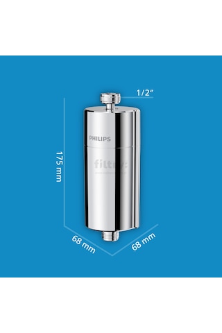 Philps AWP1775CH Duş Filtresi Ve AWP175 Kartuş Dahil Yıkanabilir Filtre