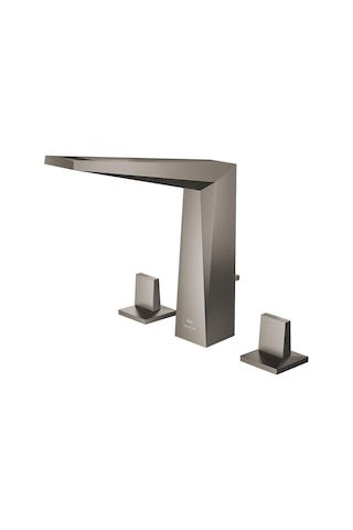 Grohe Allure Brilliant Üç Delikli Lavabo Bataryası 1/2" L Boyut - 20627AL0 Antrasit