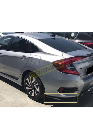 Honda Civic Fc5 Arka Tampon Altı Flap  2016-2019