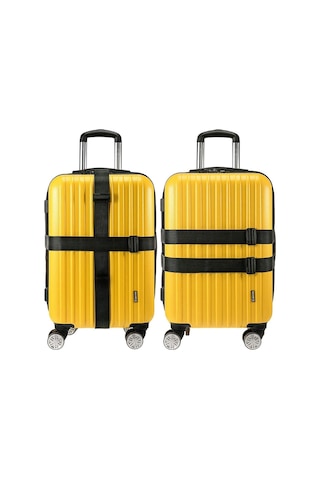 4 Adet Valiz Bavul Emniyet Kemeri (498248362) Siyah