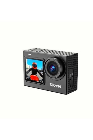 Sjcam Sj6 Ultra Aksiyon Kamerası 4k/ 30frm 6 Eksenli Stabilizatör Çift Ekran Siyah
